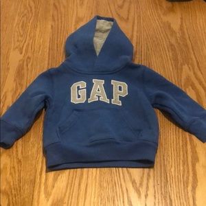 Baby Gap logo hooded sweatshirt size 12-18 months